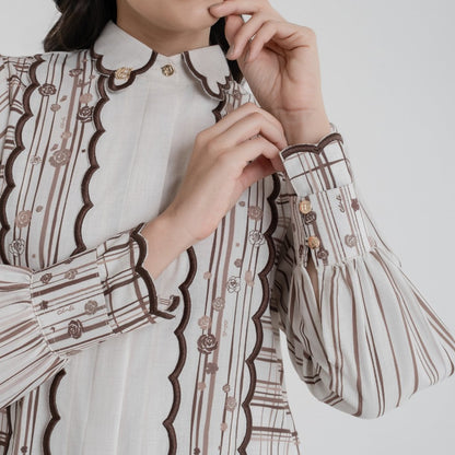 Chanté - Rosalie Shirt in Beige (Women Shirt)