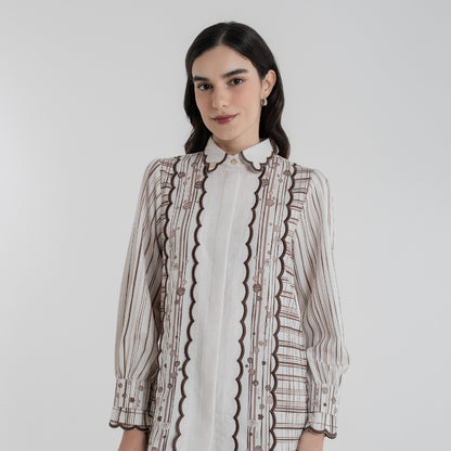 Chanté - Rosalie Shirt in Beige (Women Shirt)