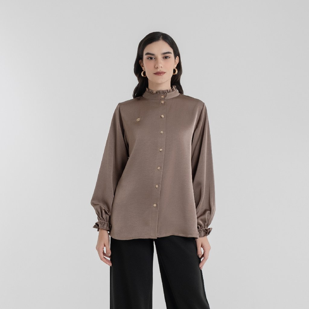 Chanté - Riva Blouse in Hazelnut (Women Blouse)