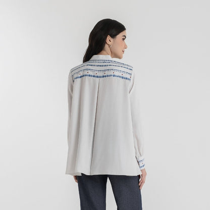 POS - Chanté - Raia Shirt in Broken White
