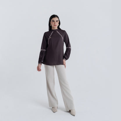 Chanté - Polina Blouse in Cocoa (Women Blouse)