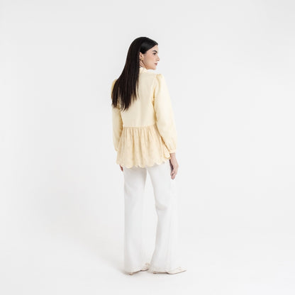 Chanté - Quanina Blouse in Butter Yellow (Women Blouse)