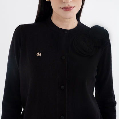 Chanté - Quella Cardigan in Black (Women Outer)