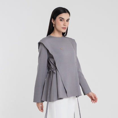 Chanté - Raquela Blouse in Misty Grey (Women Blouse)