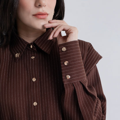 Chanté - Pepper Shirt in Choco (Women Shirt)