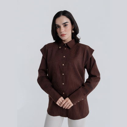 Chanté - Pepper Shirt in Choco (Women Shirt)