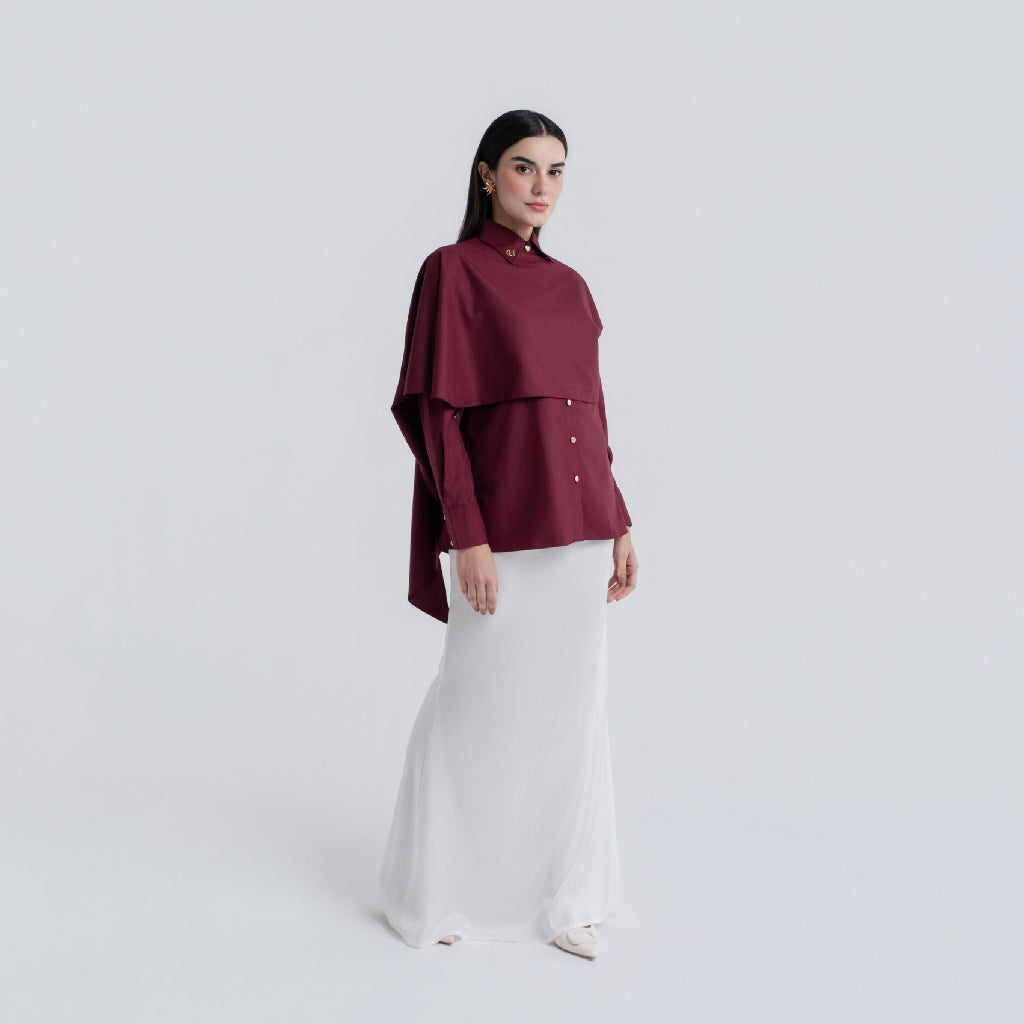 Chanté - Patrice Shirt in Wine (Women Shirt)