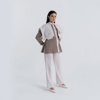 Chanté - Pavina Blouse in Taupe (Women Blouse)