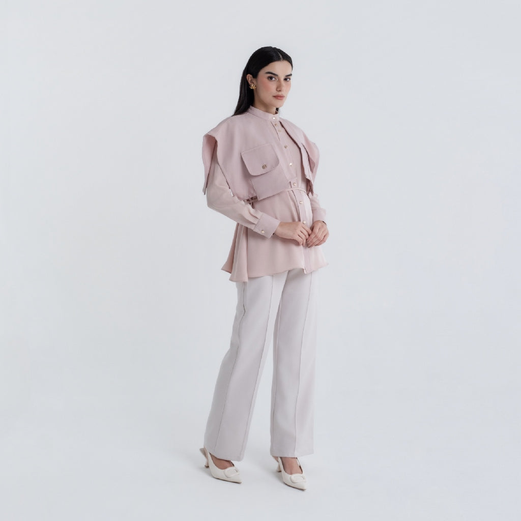 Chanté - Pavina Blouse in Blush (Women Blouse)