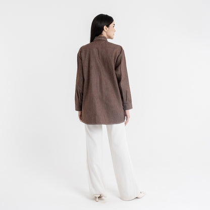 Chanté - Quilla Shirt in Dark Choco