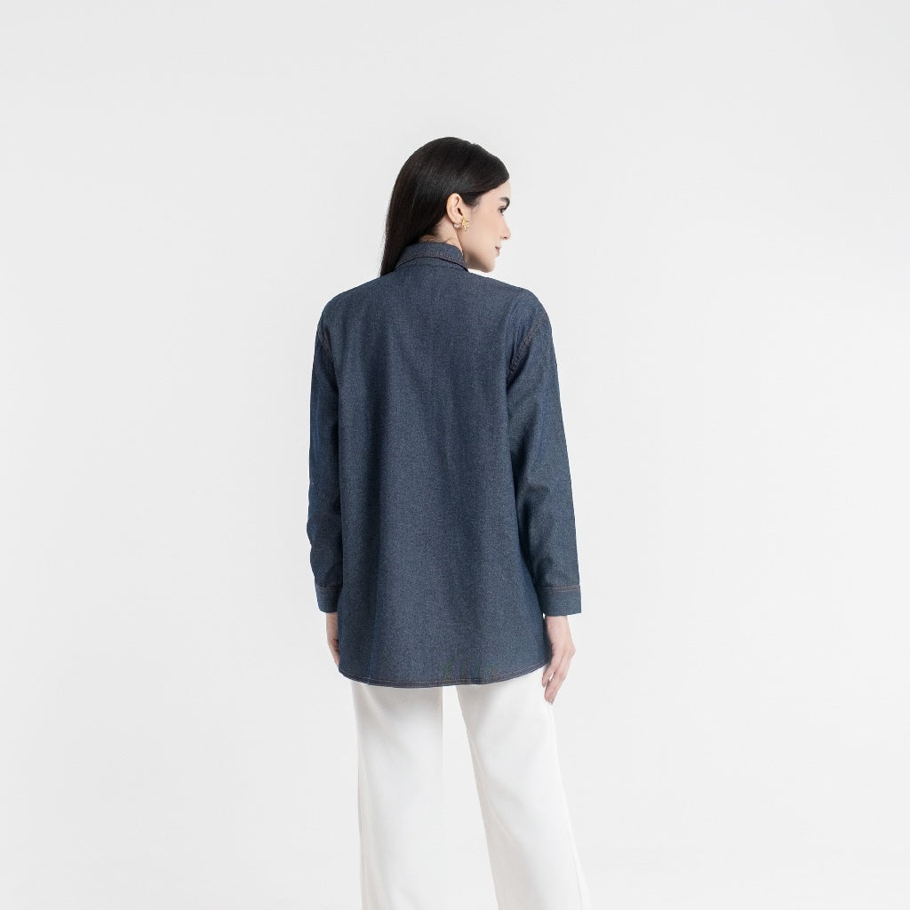 Chanté - Quilla Shirt in Denim (Women Shirt)
