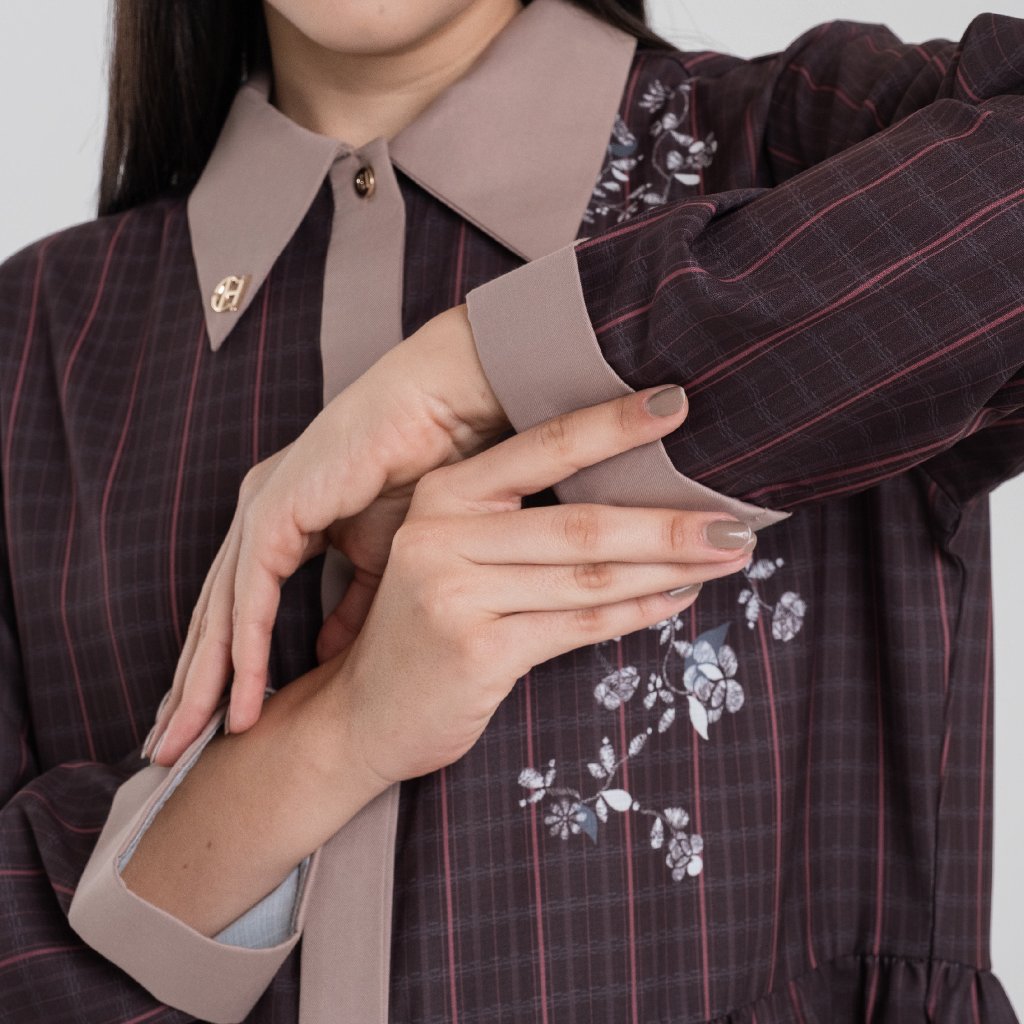 Chanté - Silka Shirt in Burgundy