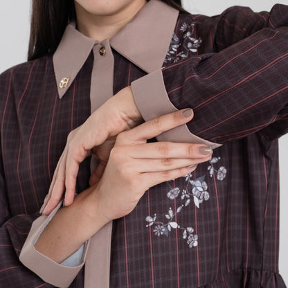 Chanté - Silka Shirt in Burgundy