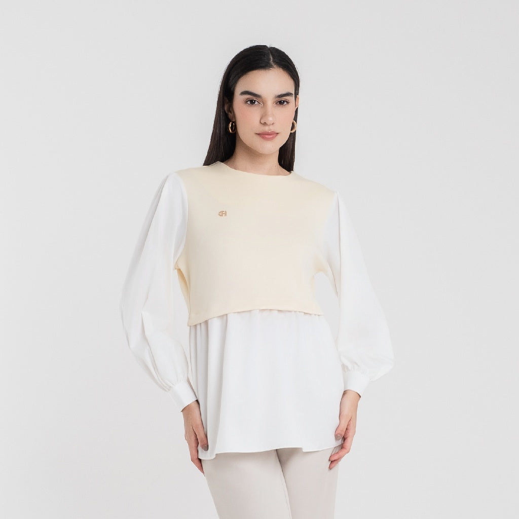 Chanté - Samara Blouse in Butter Yellow