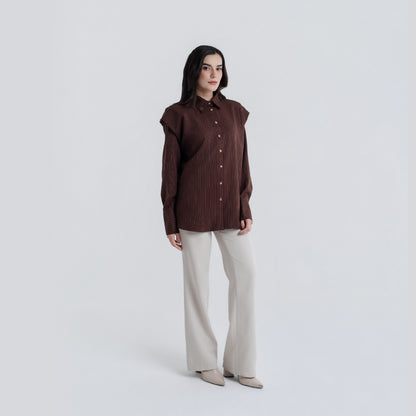 Chanté - Pepper Shirt in Choco (Women Shirt)