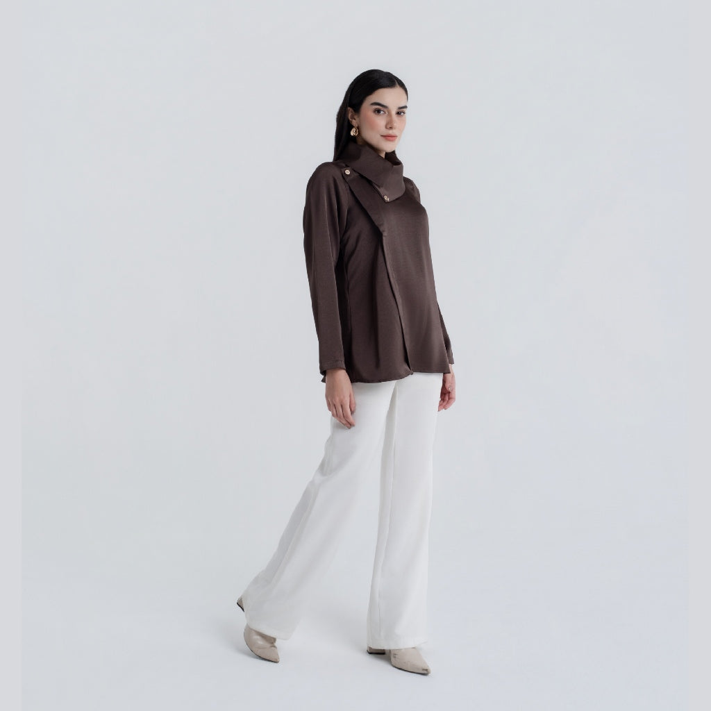 POS - Chanté - Penelope Blouse in Espresso (Women Blouse)