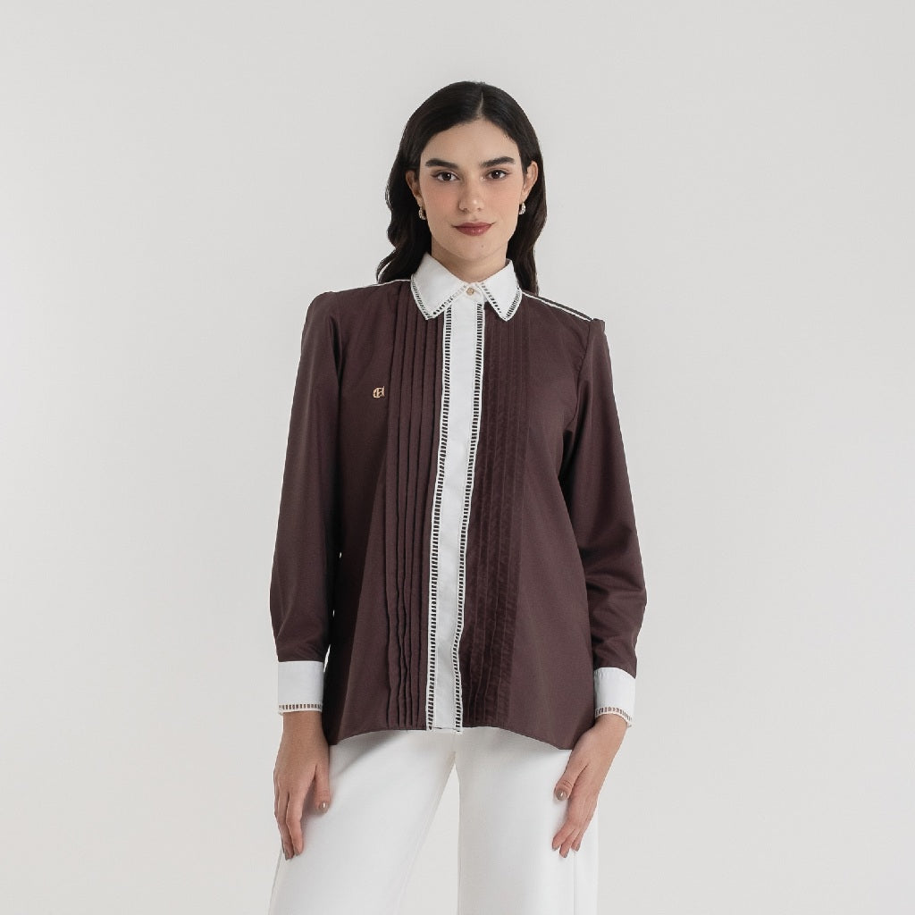 Chanté - Rinova Shirt in Espresso (Women Blouse)