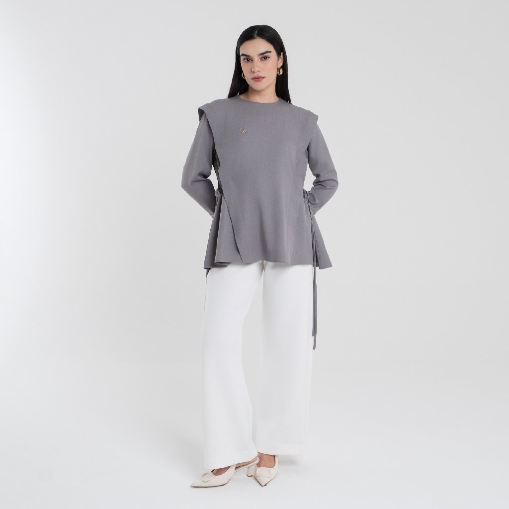 Chanté - Raquela Blouse in Misty Grey (Women Blouse)