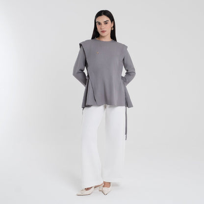Chanté - Raquela Blouse in Misty Grey (Women Blouse)