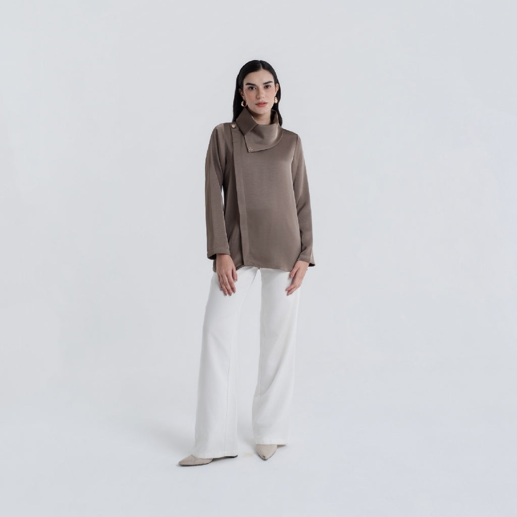 Chanté - Penelope Blouse in Hazelnut (Women Blouse)