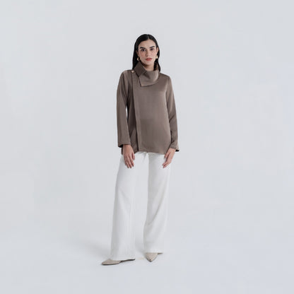 Chanté - Penelope Blouse in Hazelnut (Women Blouse)