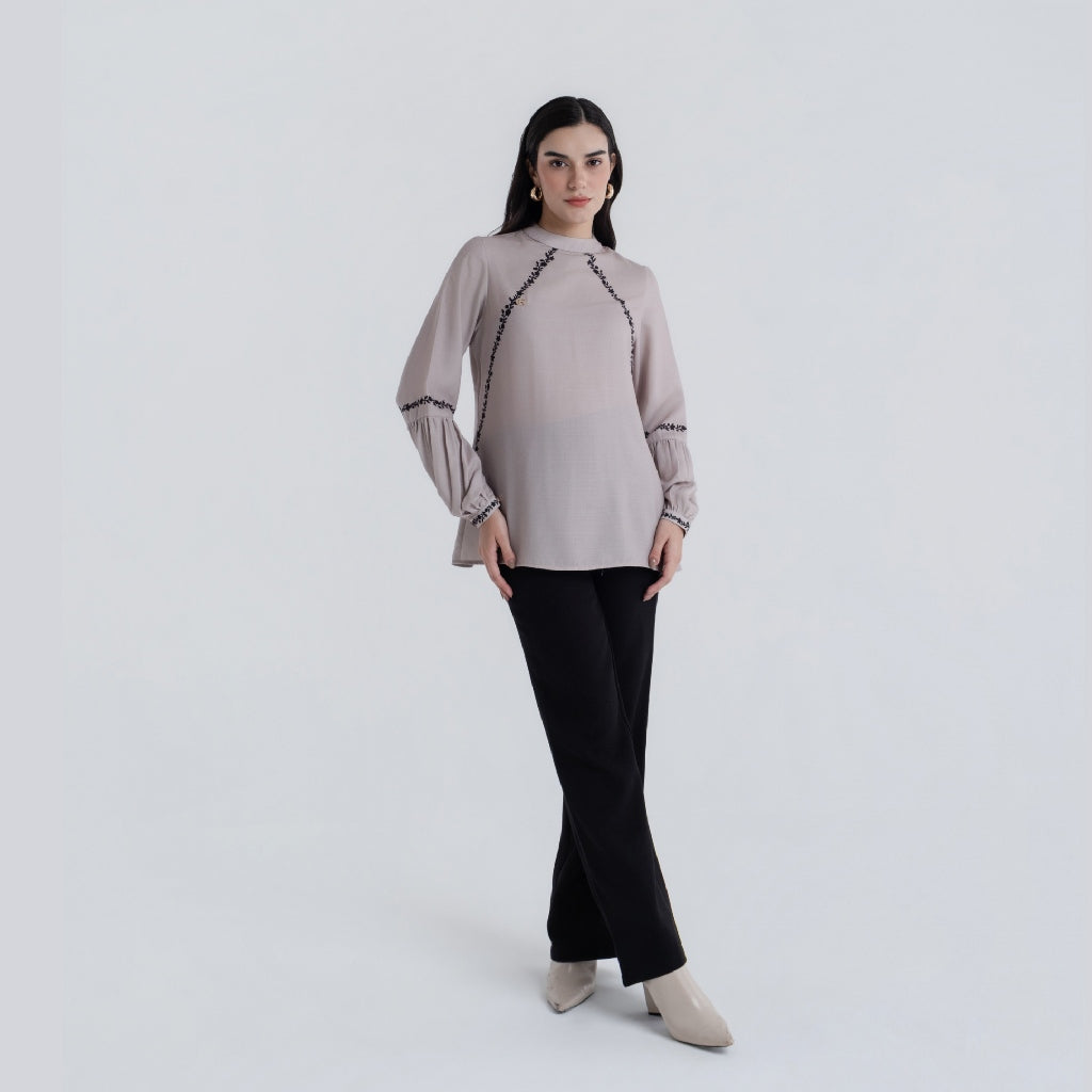 Chanté - Polina Blouse in Sand (Women Blouse)