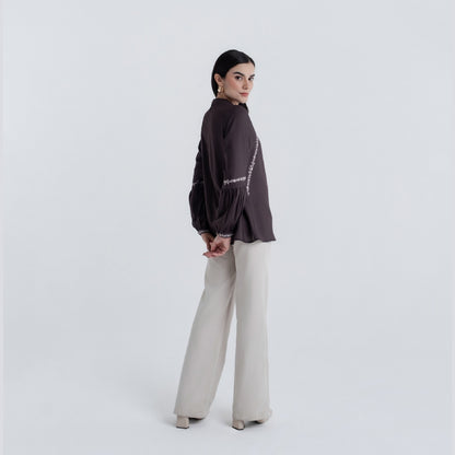 Chanté - Polina Blouse in Cocoa (Women Blouse)