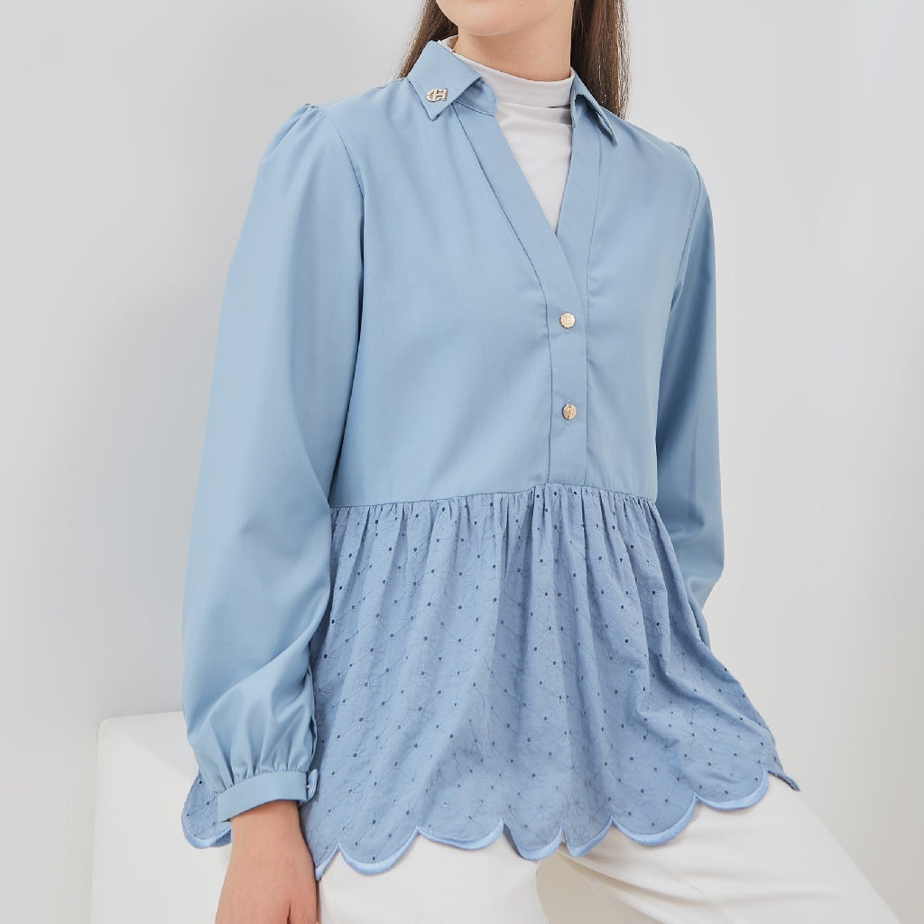 Chanté - Quanina Blouse in Blue (Women Blouse)