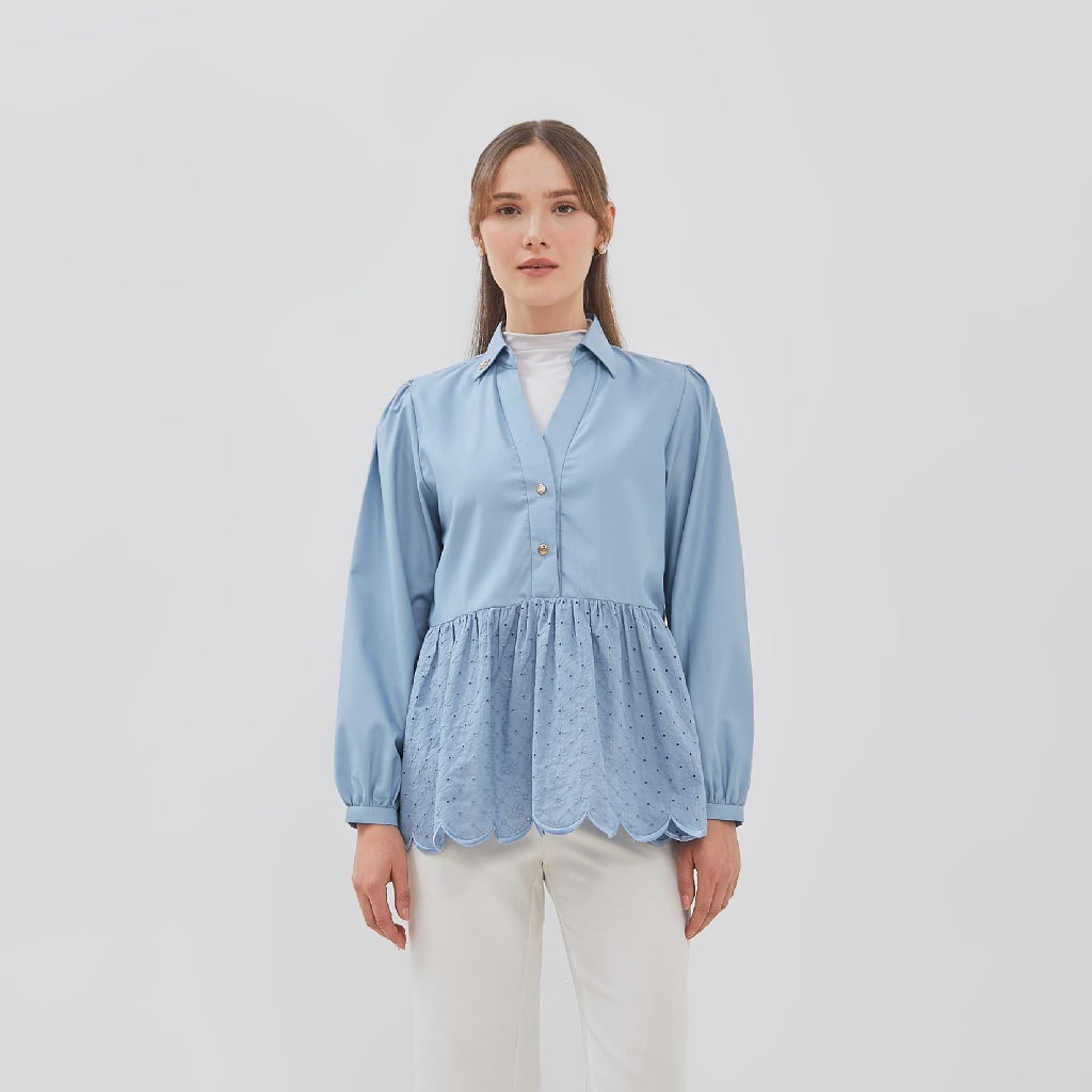 Chanté - Quanina Blouse in Blue (Women Blouse)
