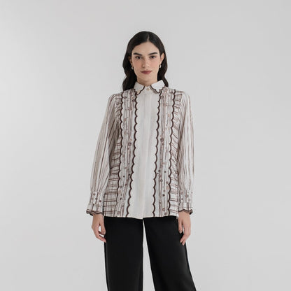 Chanté - Rosalie Shirt in Beige (Women Shirt)