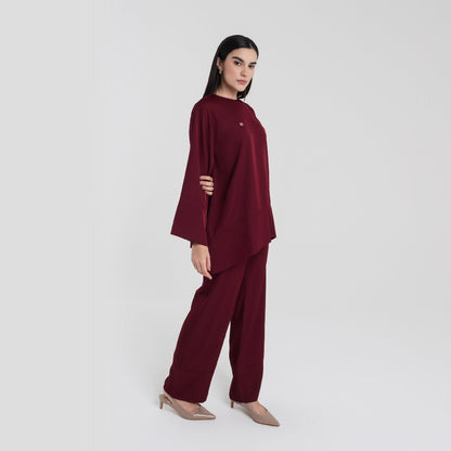 Chanté - Reluna Set in Burgundy