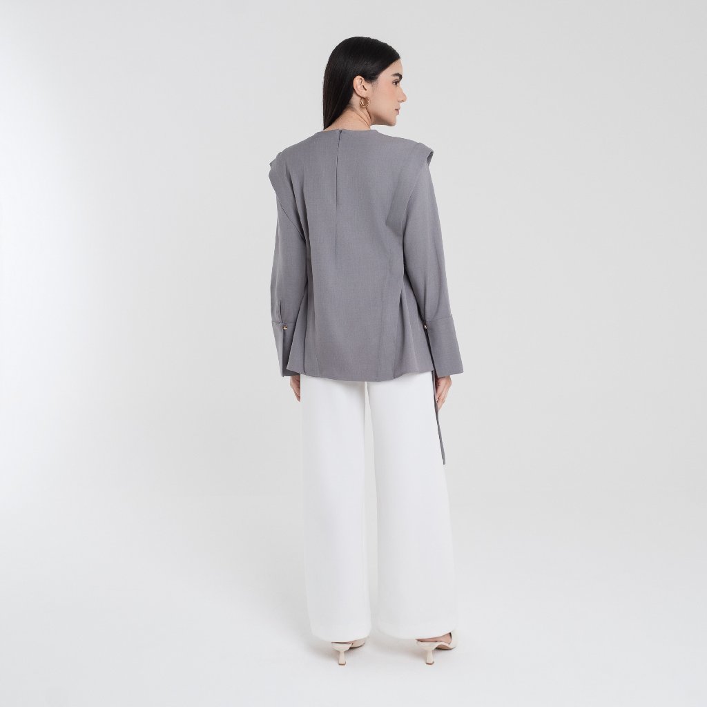 Chanté - Raquela Blouse in Misty Grey (Women Blouse)