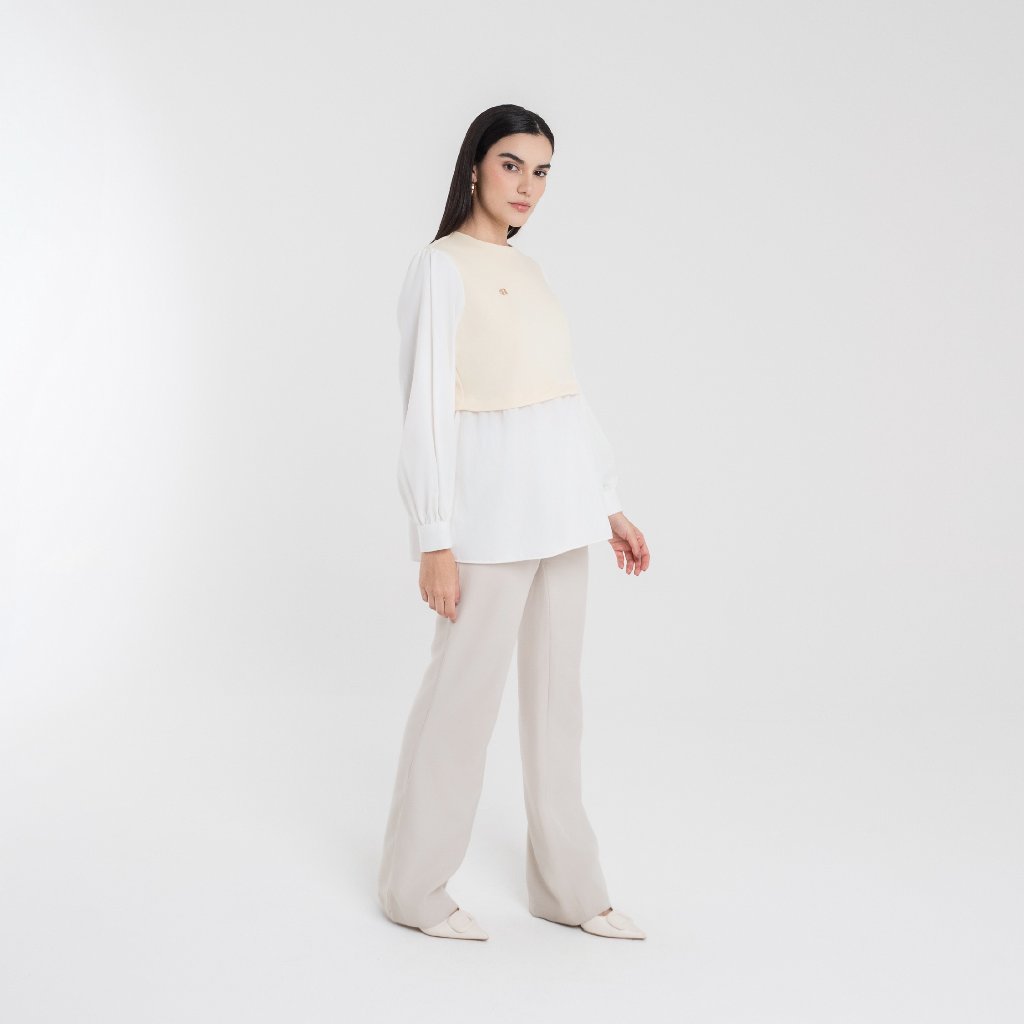 Chanté - Samara Blouse in Butter Yellow