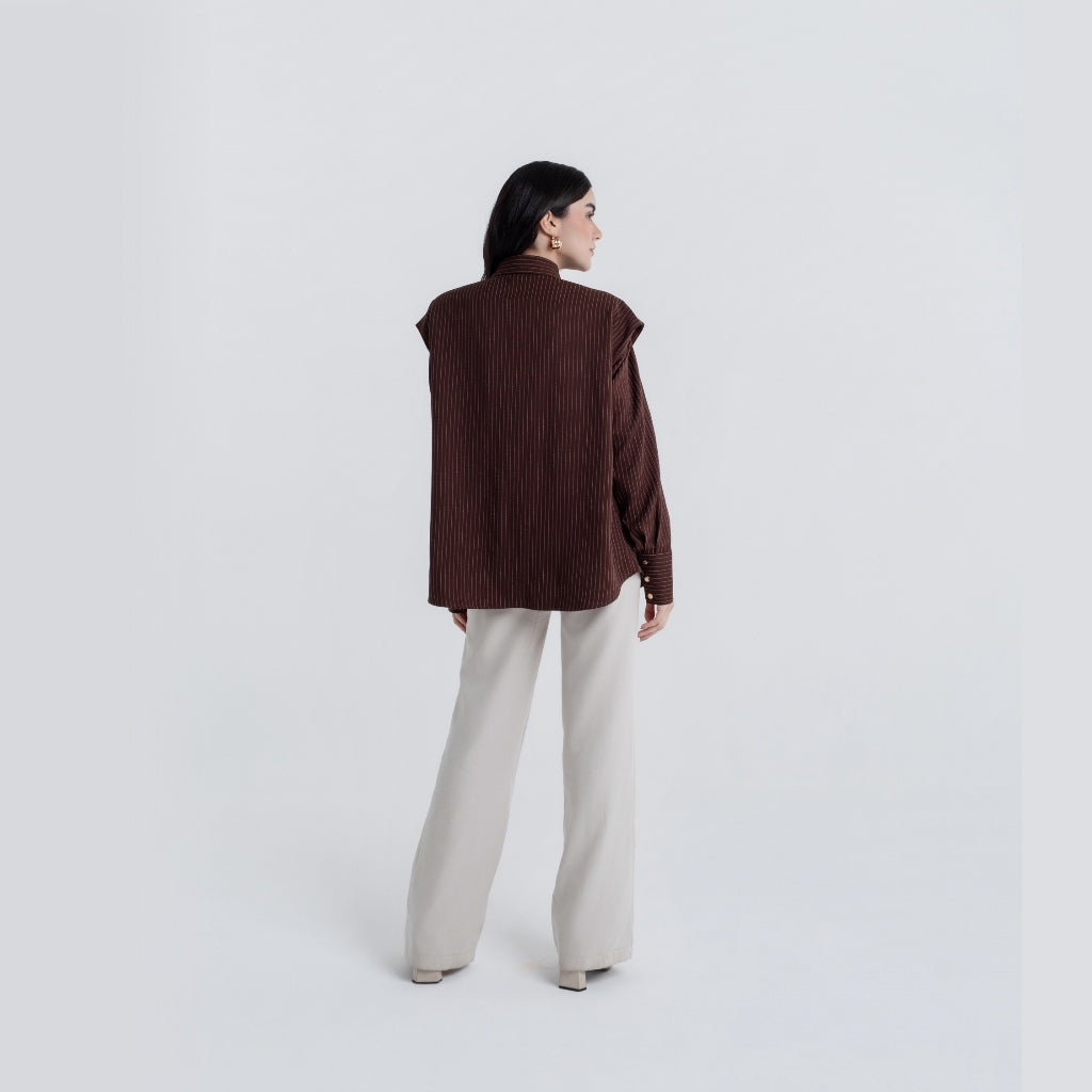 Chanté - Pepper Shirt in Choco (Women Shirt)
