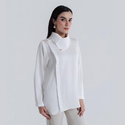 POS - Chanté - Penelope Blouse in Broken White