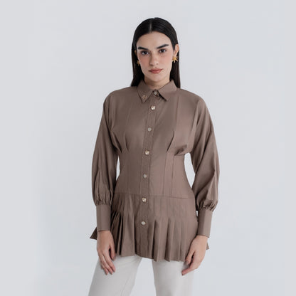 Chanté - Pia Tunic in Taupe (Women Tunic)