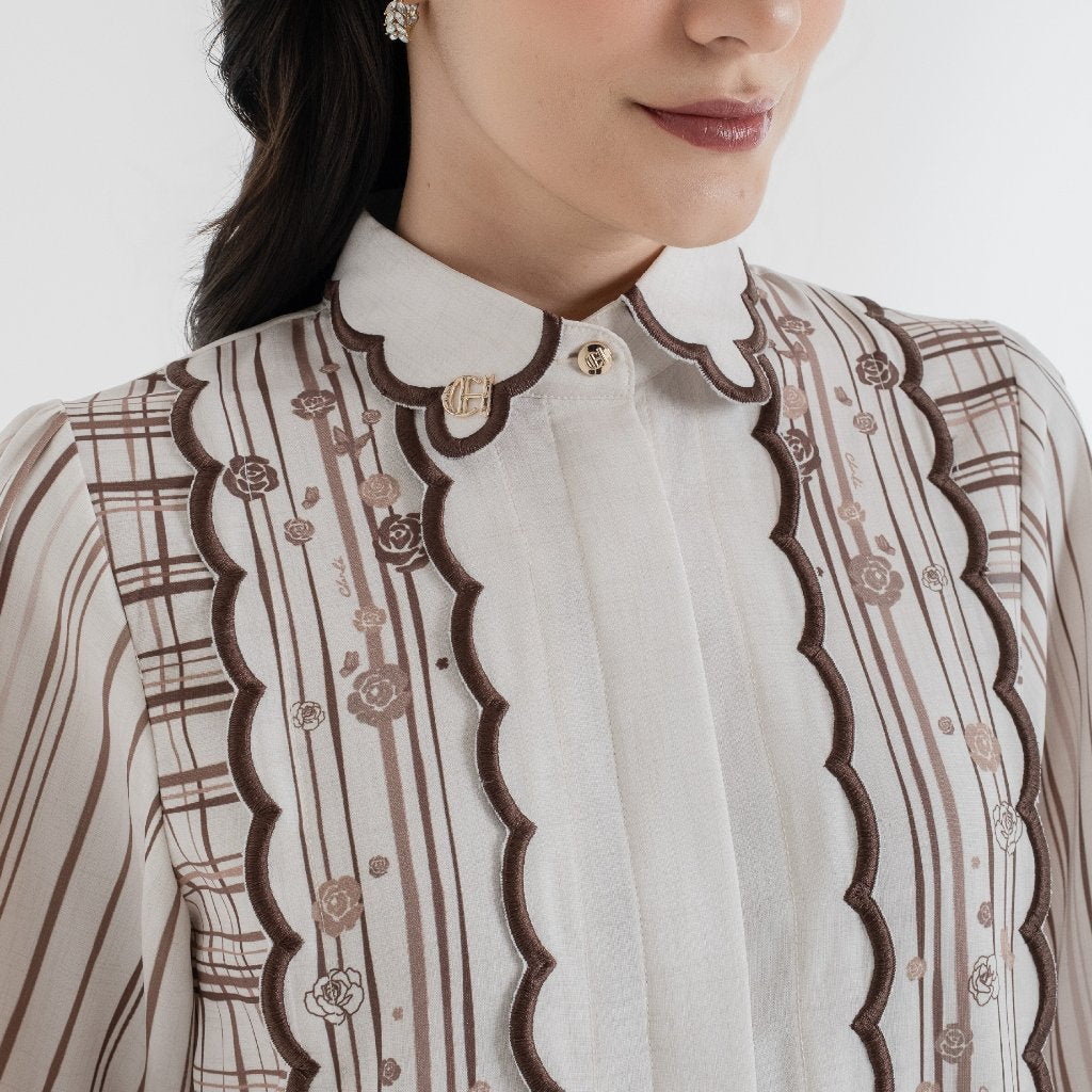 Chanté - Rosalie Shirt in Beige (Women Shirt)