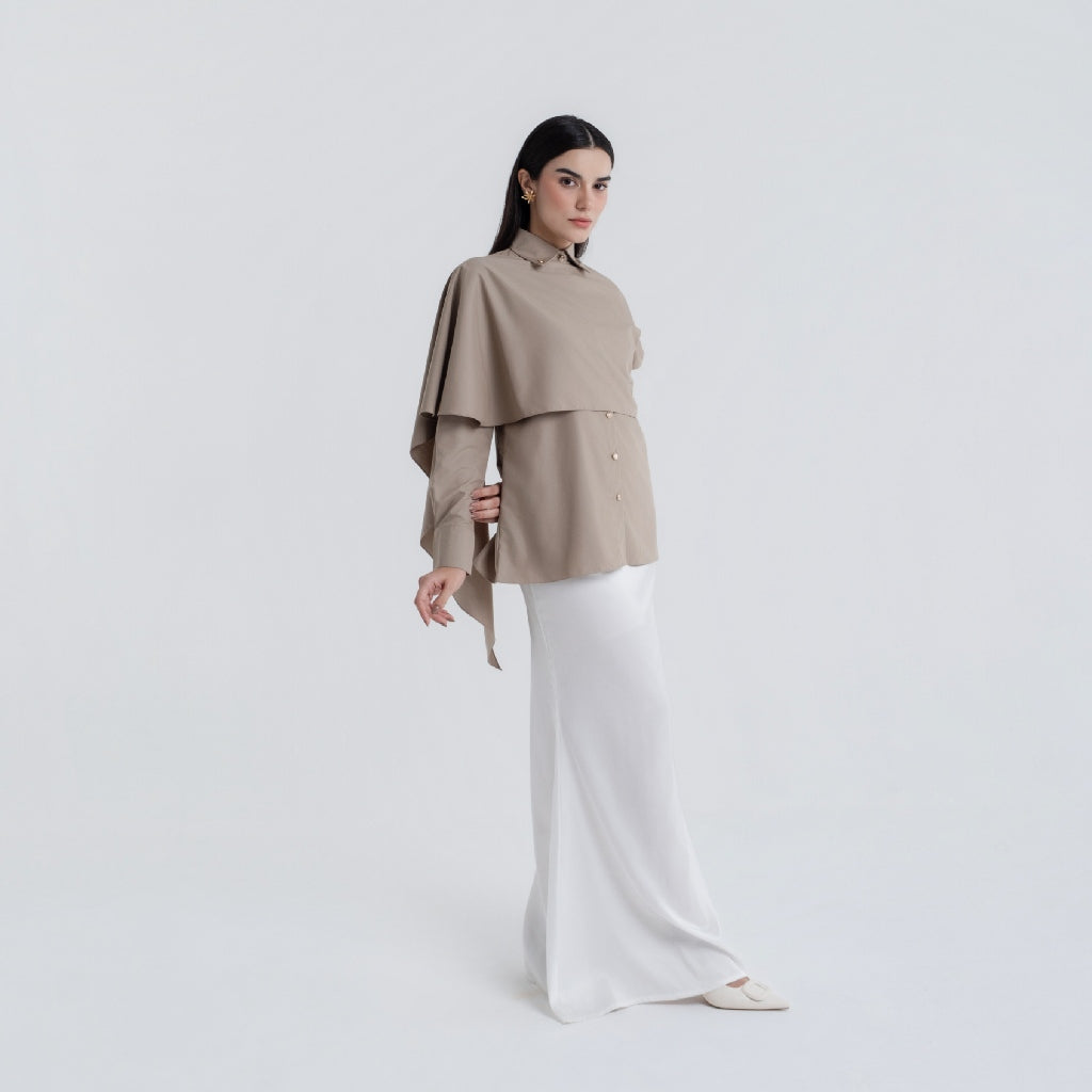 Chanté - Patrice Shirt in Taupe (Women Shirt)