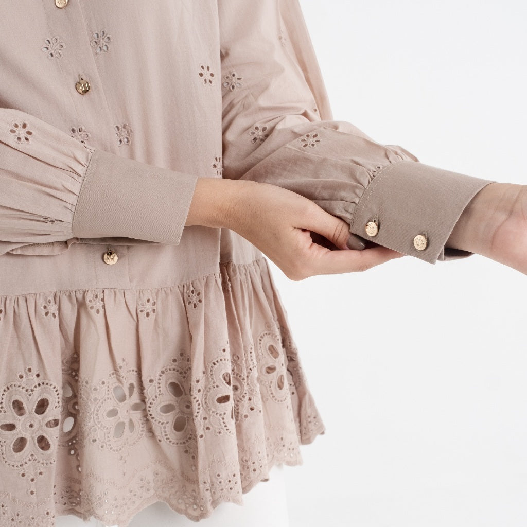 Chanté - Quinn Tunic in Taupe (Women Tunic)