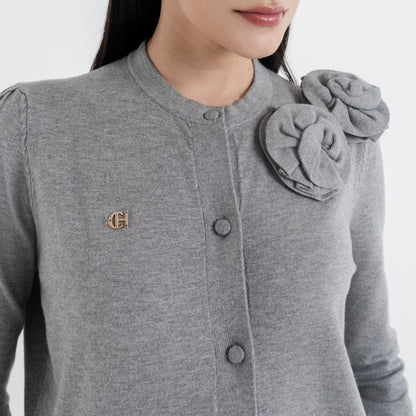 Chanté - Quella Cardigan in Grey (Women Outer)