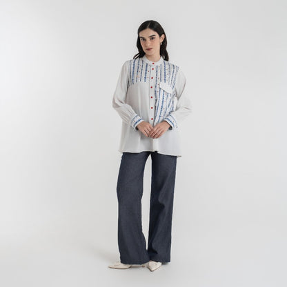 POS - Chanté - Raia Shirt in Broken White
