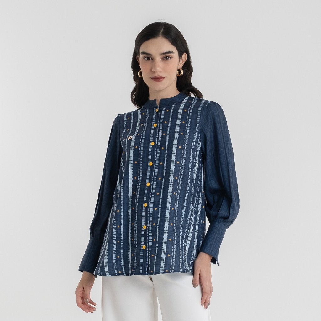 Chanté - Rinaya Blouse in Blue (Women Blouse)