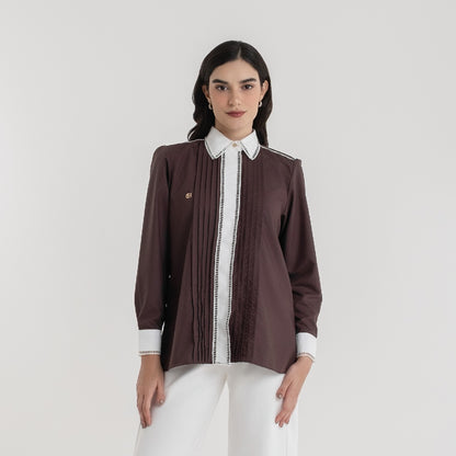 Chanté - Rinova Shirt in Espresso (Women Blouse)