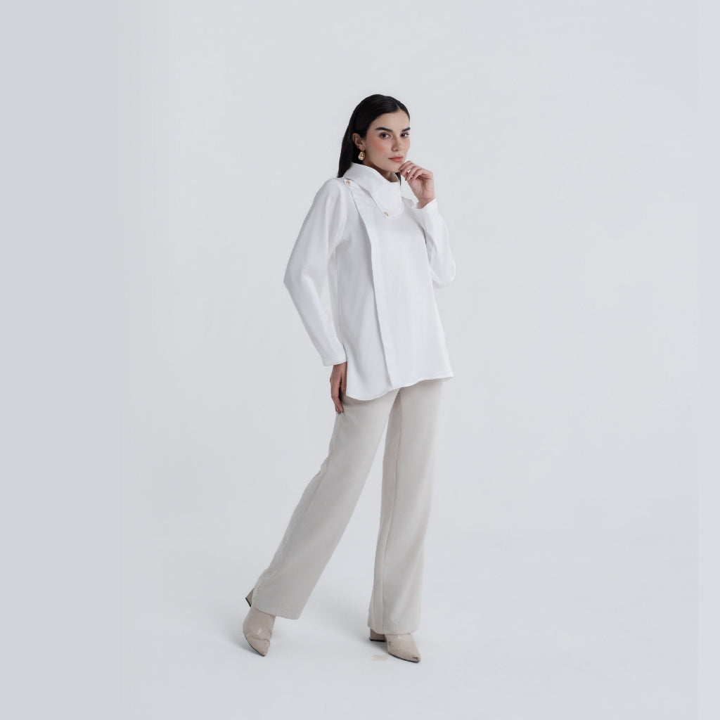 POS - Chanté - Penelope Blouse in Broken White