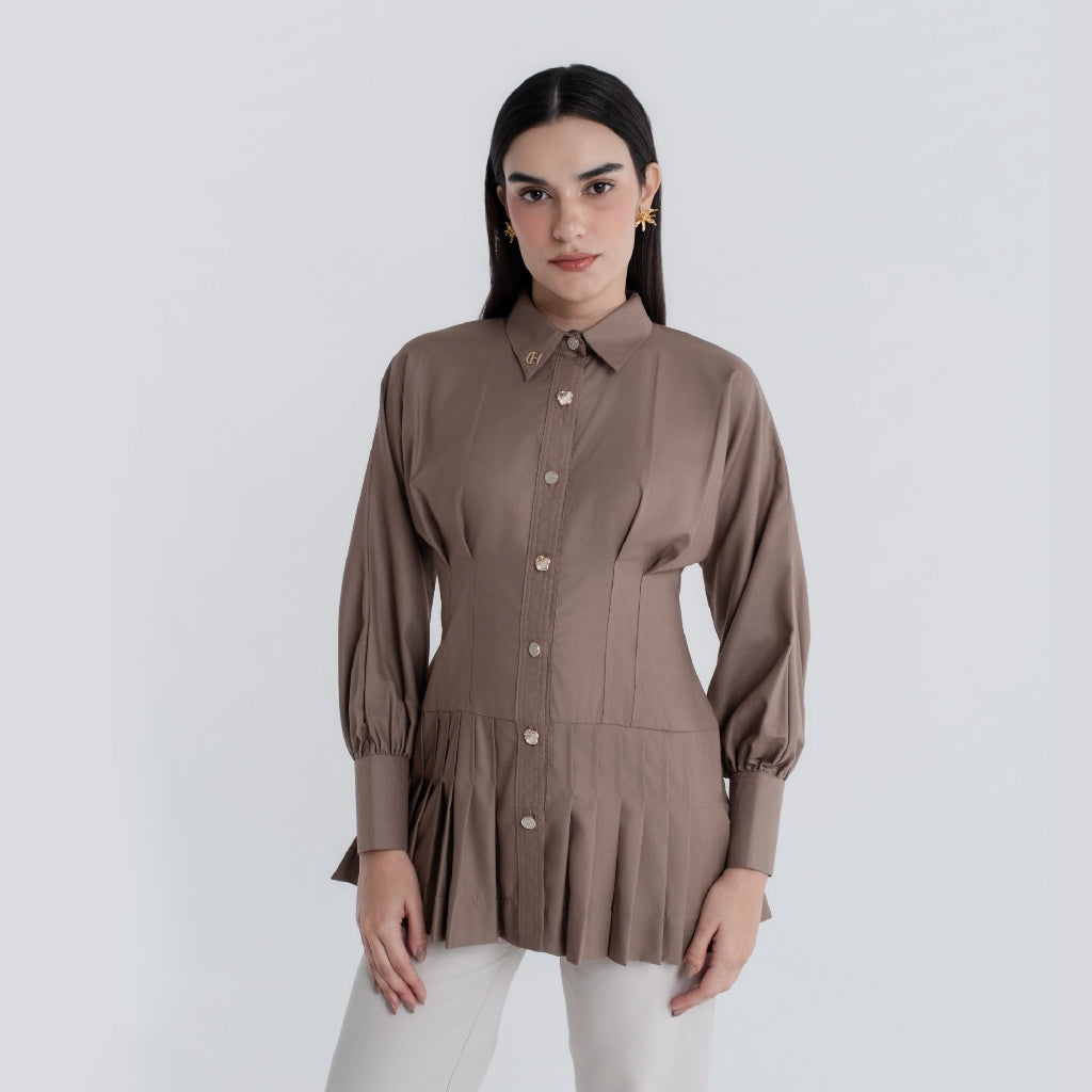 Chanté - Pia Tunic in Taupe (Women Tunic)