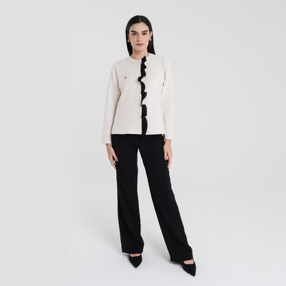 Chanté - Ruby Blazer in Cream