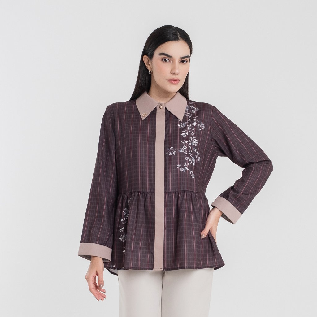 Chanté - Silka Shirt in Burgundy