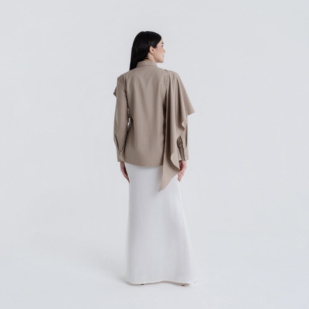 Chanté - Patrice Shirt in Taupe (Women Shirt)