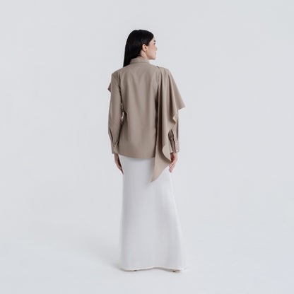 Chanté - Patrice Shirt in Taupe (Women Shirt)