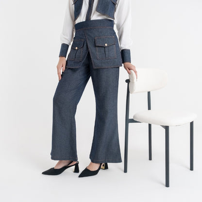 Chanté - Quiva Pants in Denim (Women Pants)